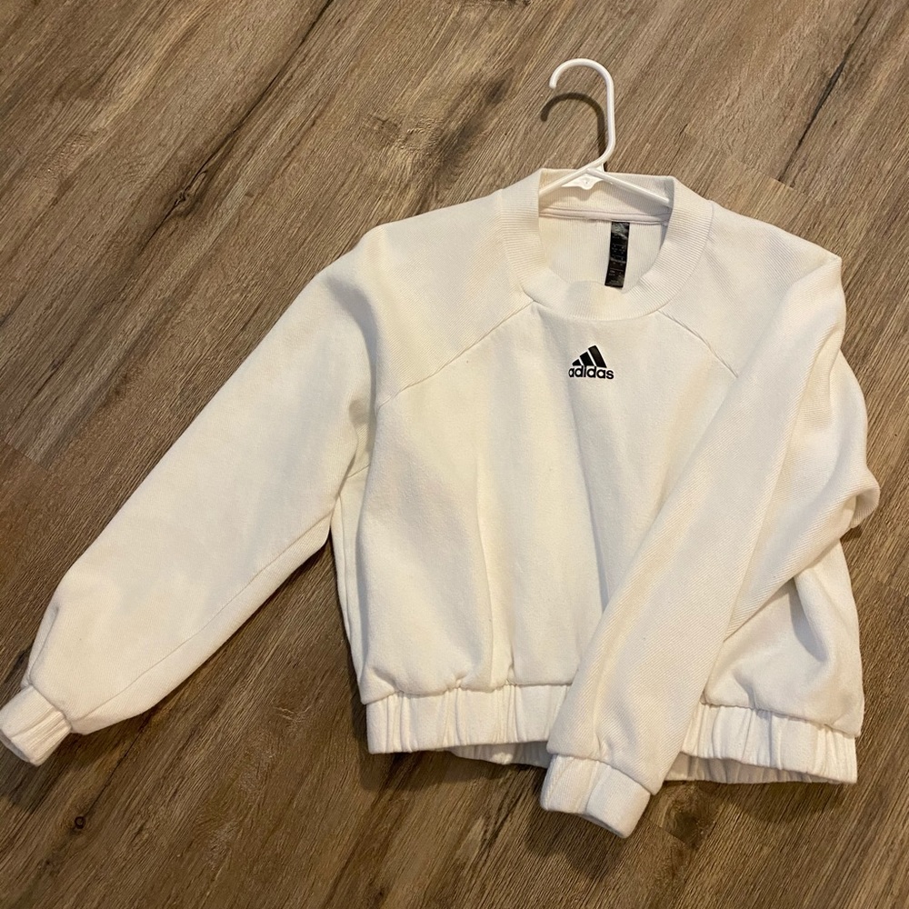 WOMENS CROPPED ADIDAS PULLOVER